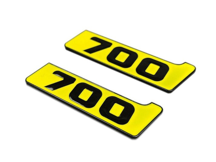 Metal Brabus 700 Yellow Fenders Emblem Logo Badges for Mercedes-Benz W463 W463A G-Class